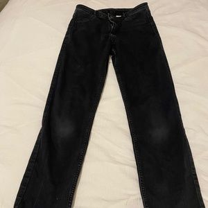 H&M cropped black jeans